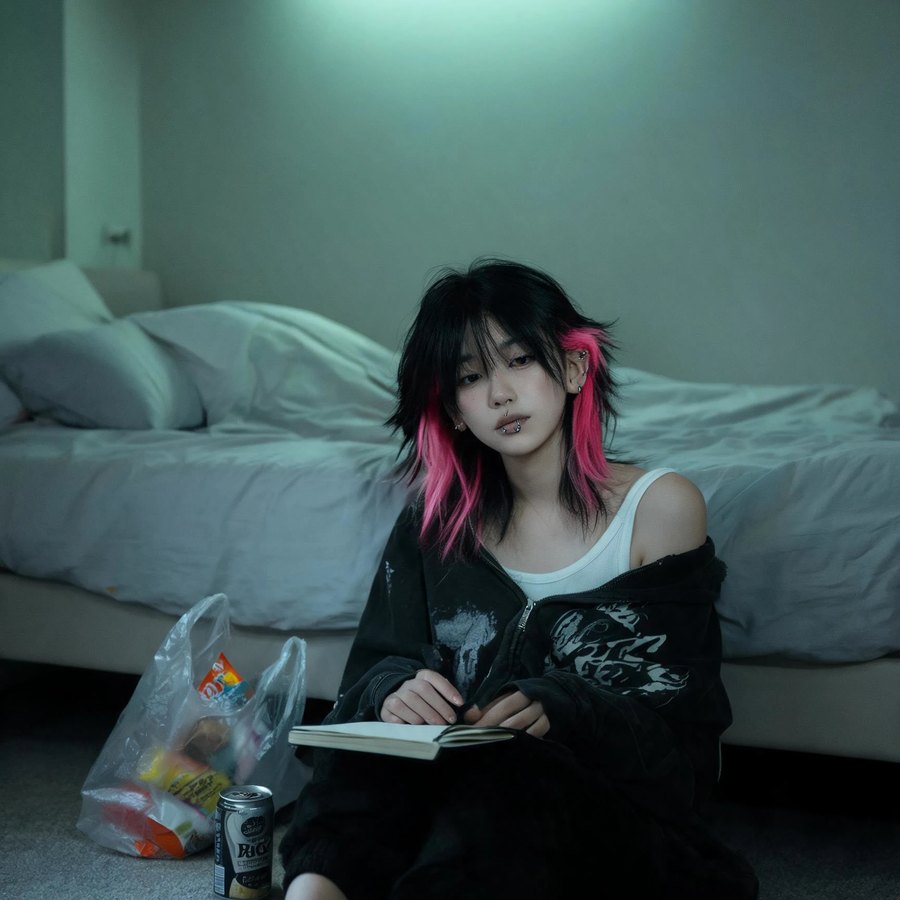 portrait of Miya — between songs, by Lamella