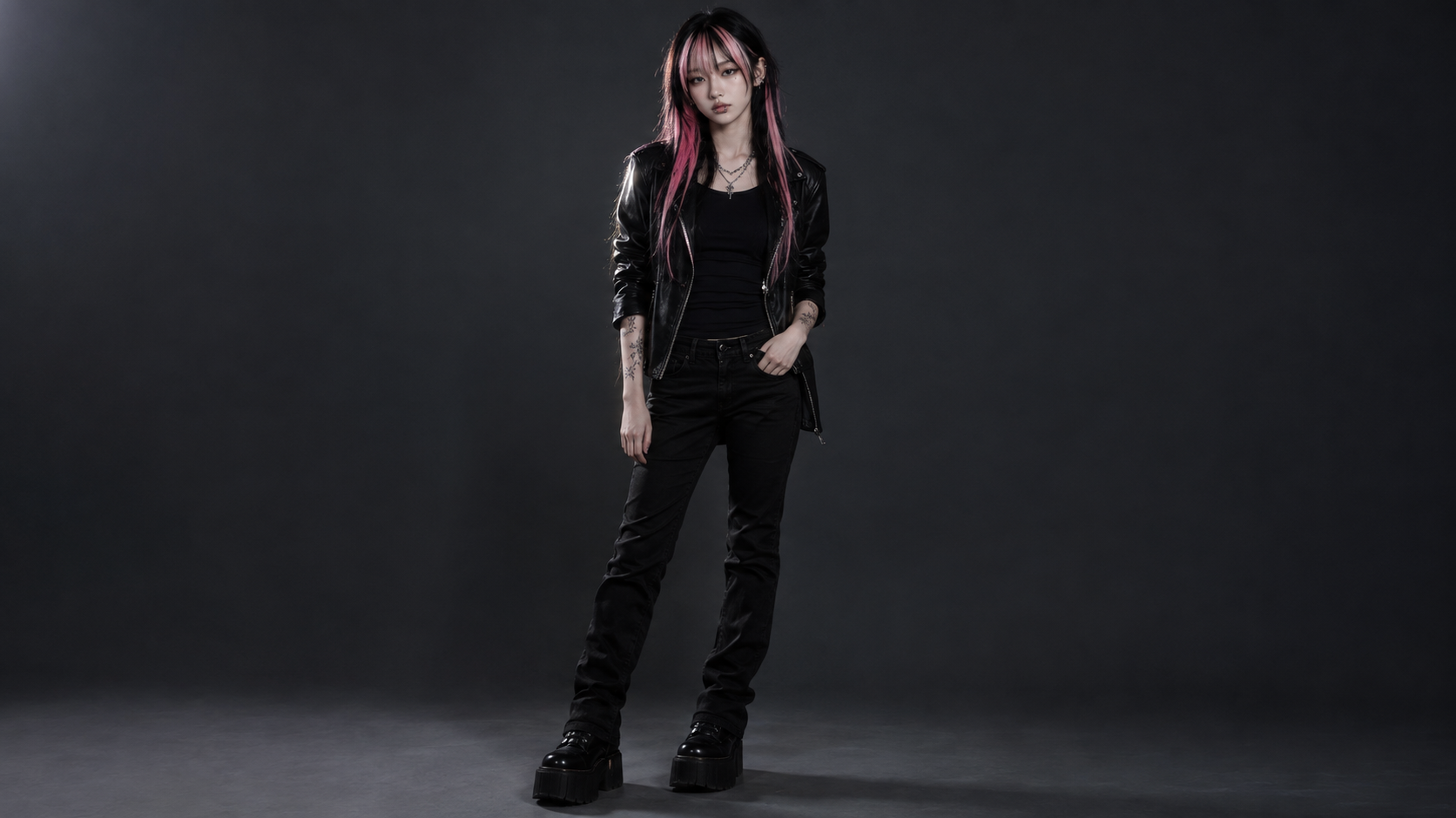 Miya music video — performance anchor, front view